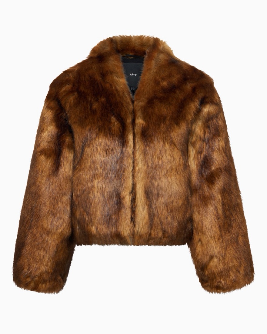 【Loulouseoul】24fw Brown Carrie Fur Jacket Loulouseoul】24fw Brown Carrie Fur Jacket