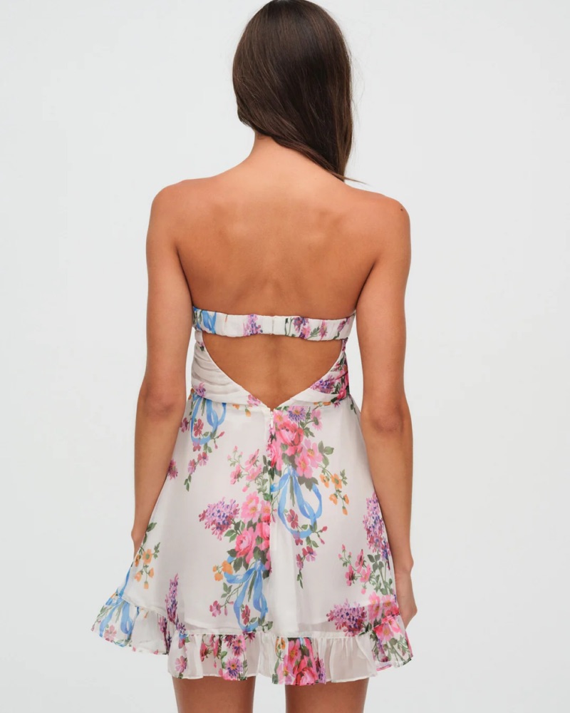 maxi dress vacation Taylor Floral Maxi Dress
