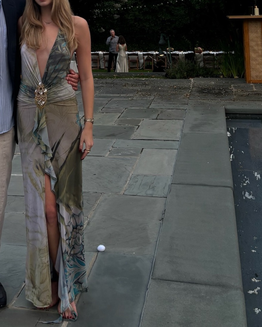 Jaded London Cindy Plunge Maxi Dress | Pickle