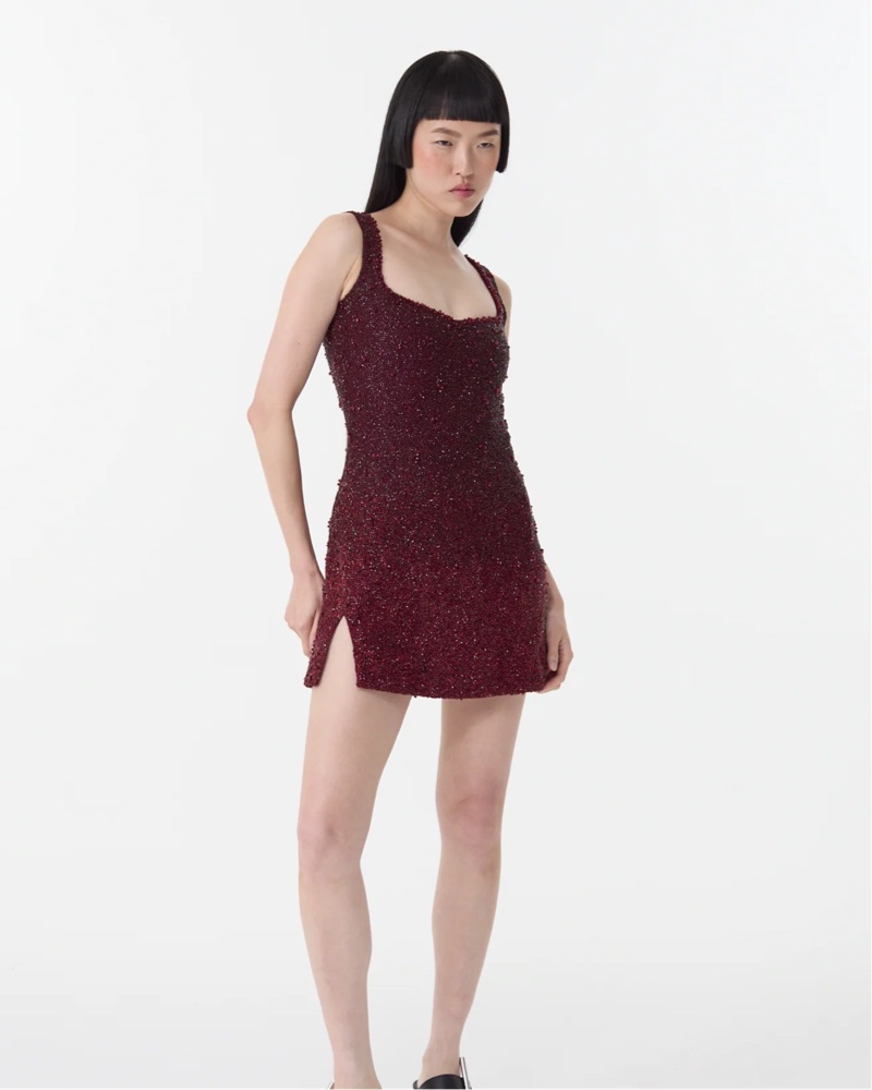 Clio Peppiatt Crystal Dress Ruby M by Clio Peppiatt - Pickle