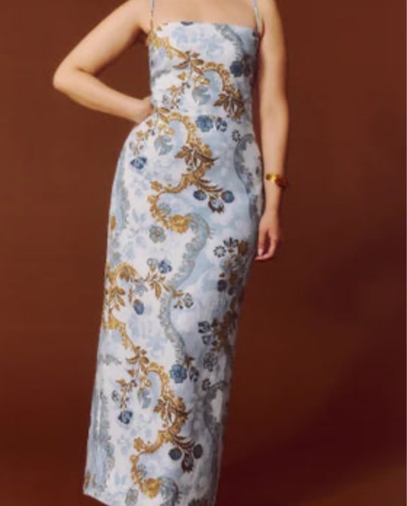 Frankie Linen dress by Reformation - Pickle