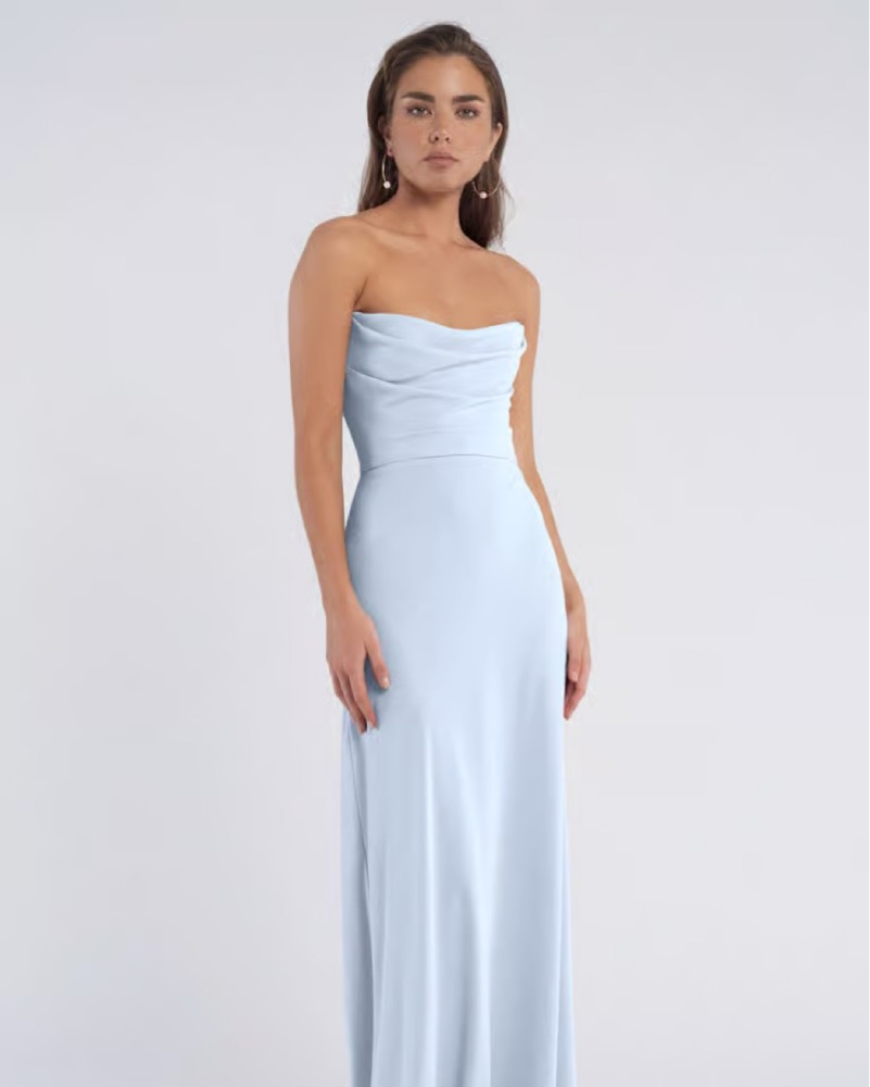 Jenny Yoo Liv Dress In Whisper Blue by Jenny Yoo - Pickle
