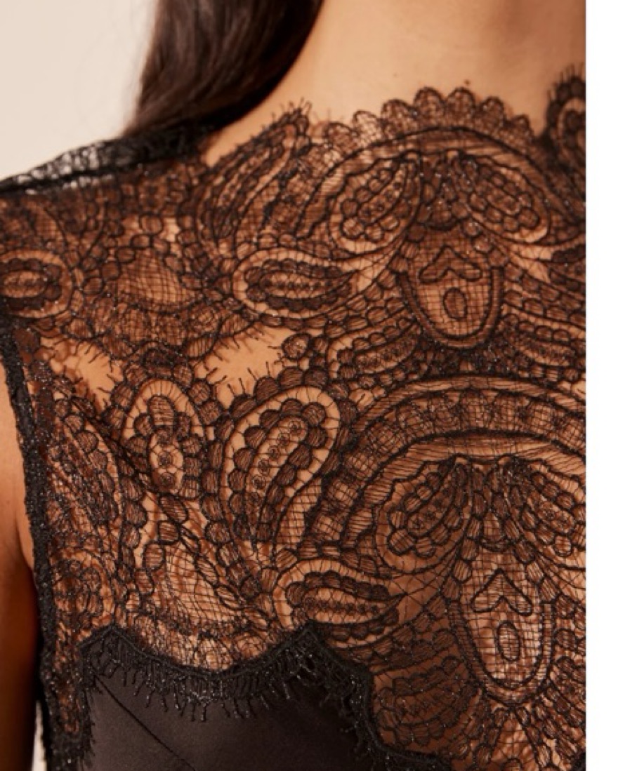 r & m richards lace sequin jacket dress R&M Richards