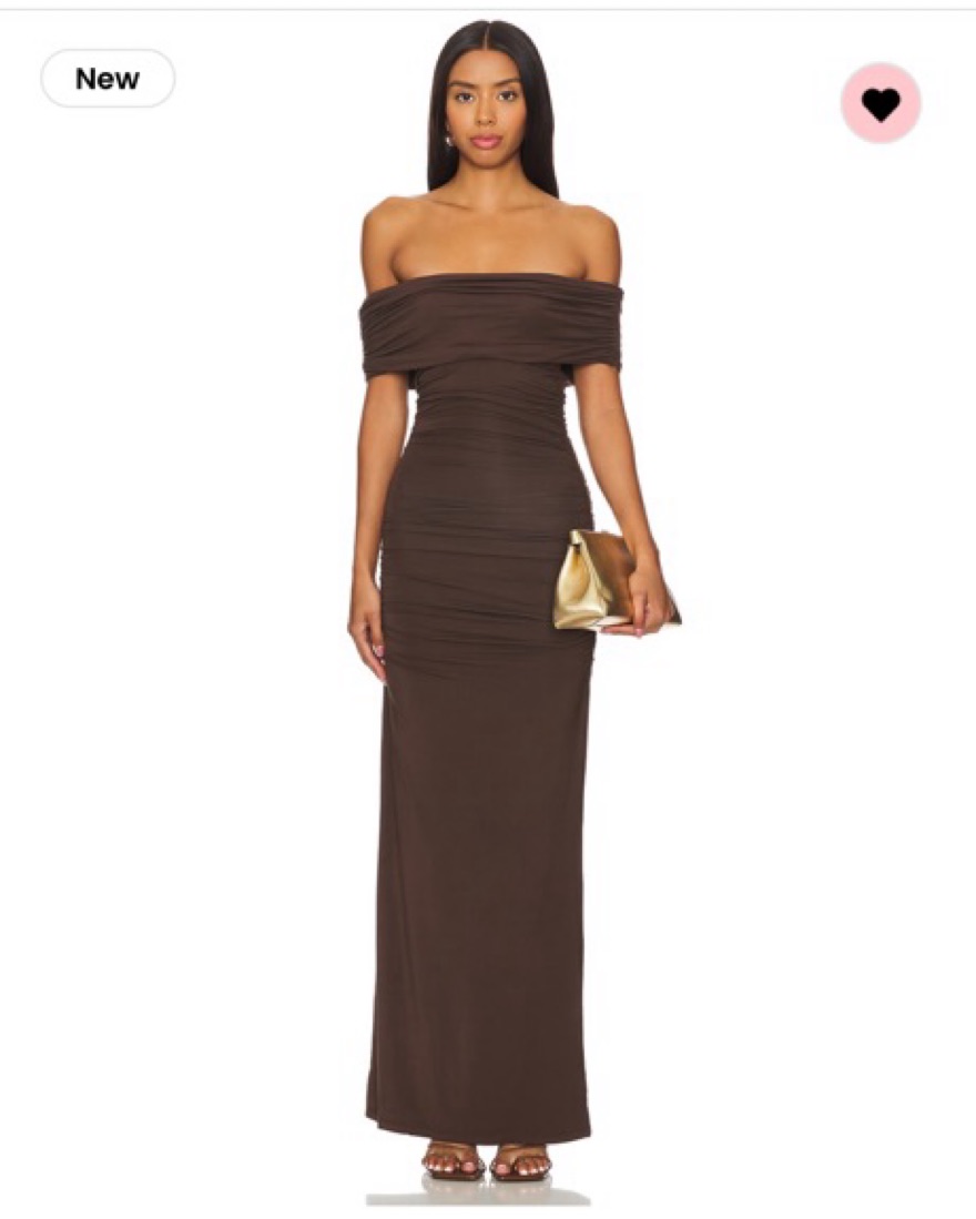 house of harlow 1960 brown dress NWT House of Harlow 1960 Rib Knit Twist Front Long Sleeve Midi Dress S