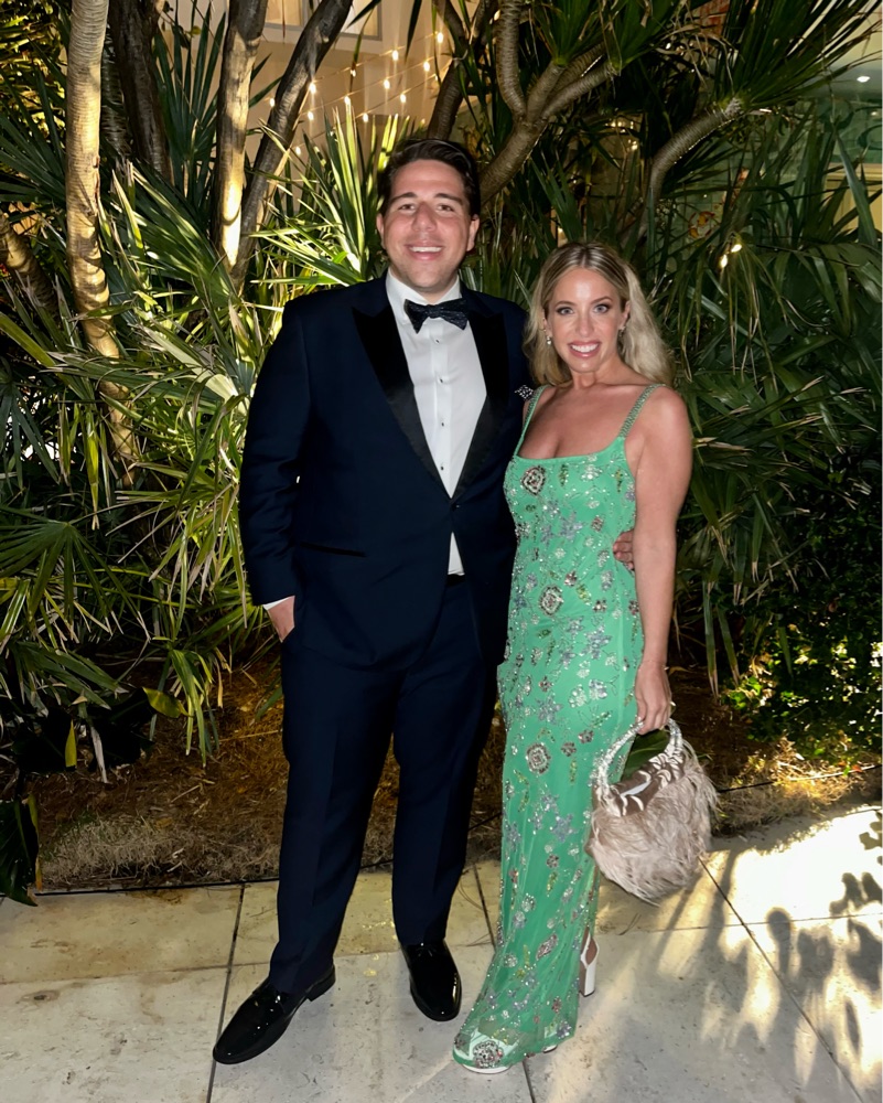 mac duggal green beaded dress Mac Duggal Beaded Bow Embellished Midi Dress
