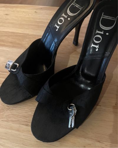 Vintage Dior Lock & Key Kitten Heels by Christian Dior | Pickle