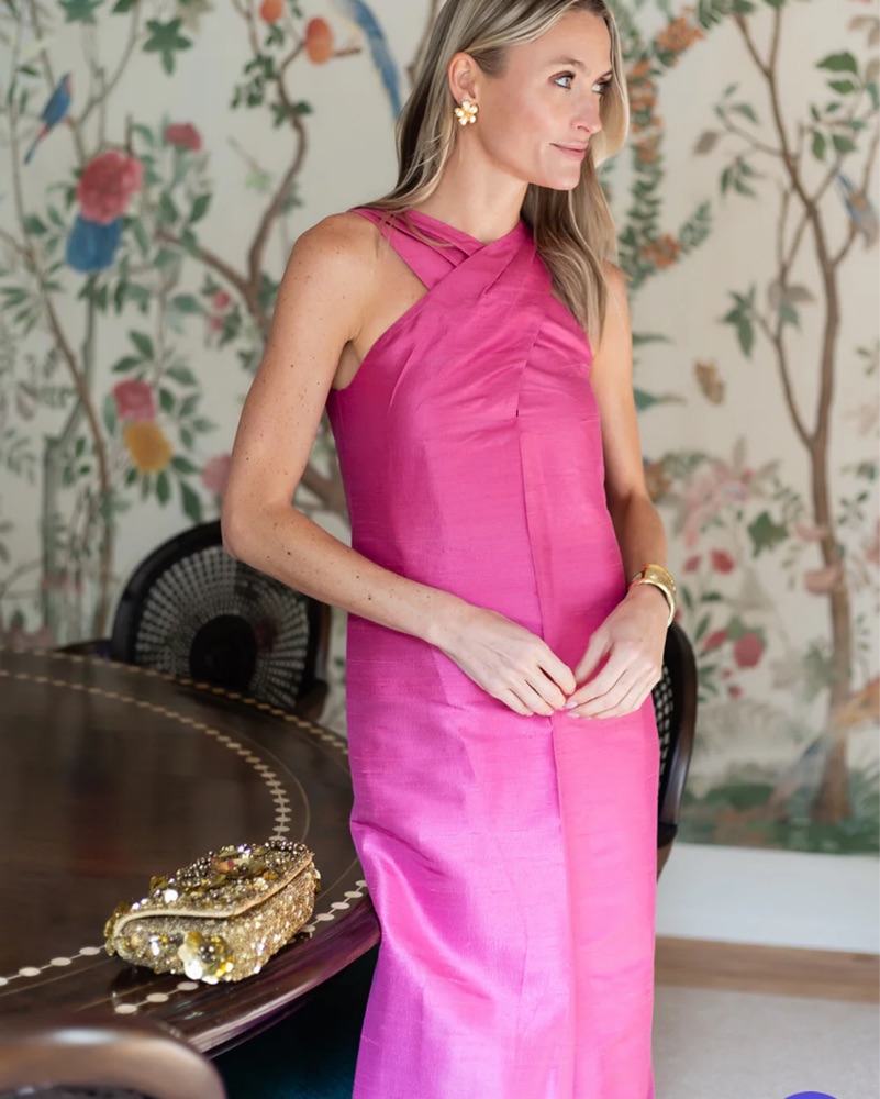 Julia Amory Camille Dress by Julia Amory - Pickle