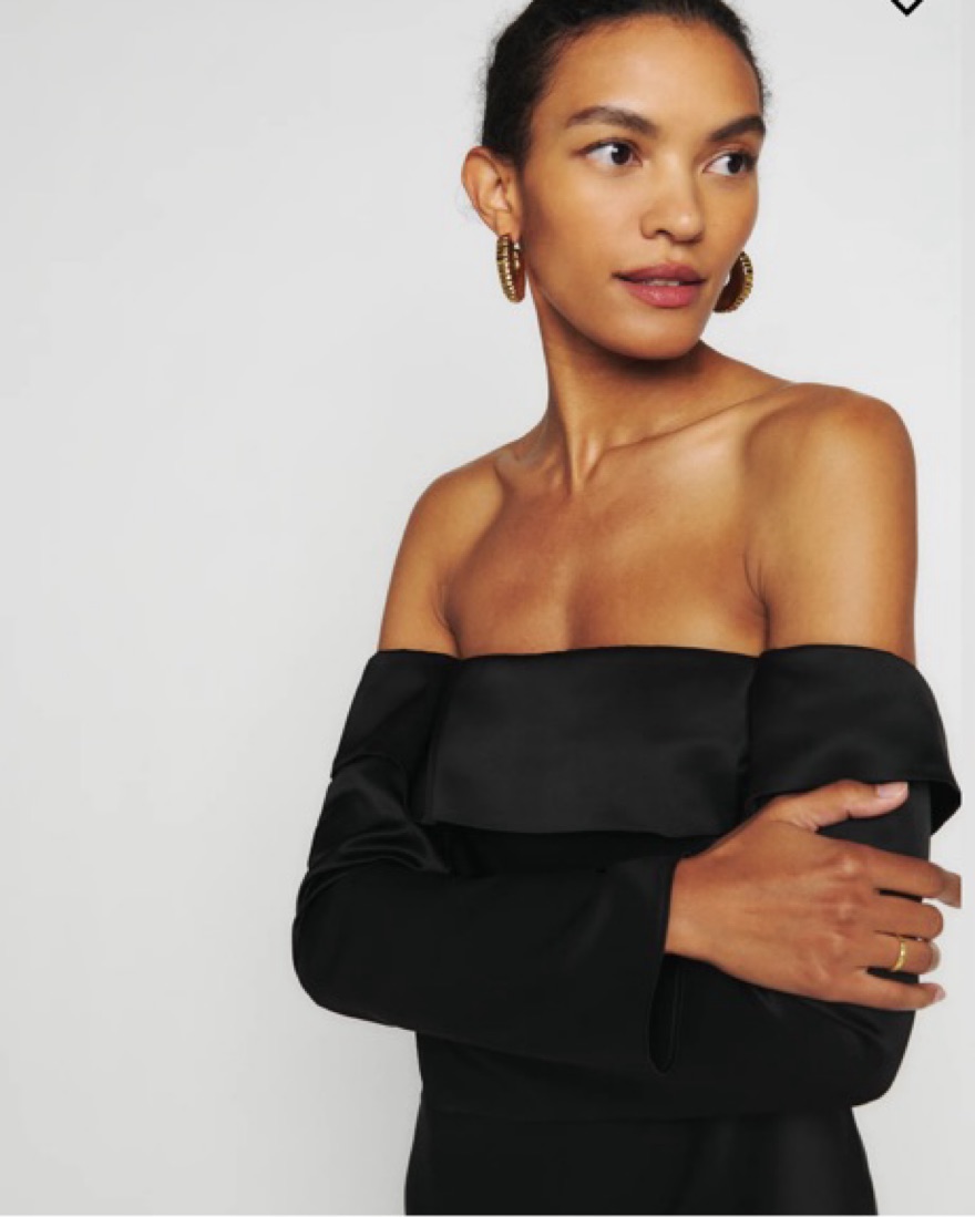 maves satin dress NEW Reformation Maves Dress by Reformation