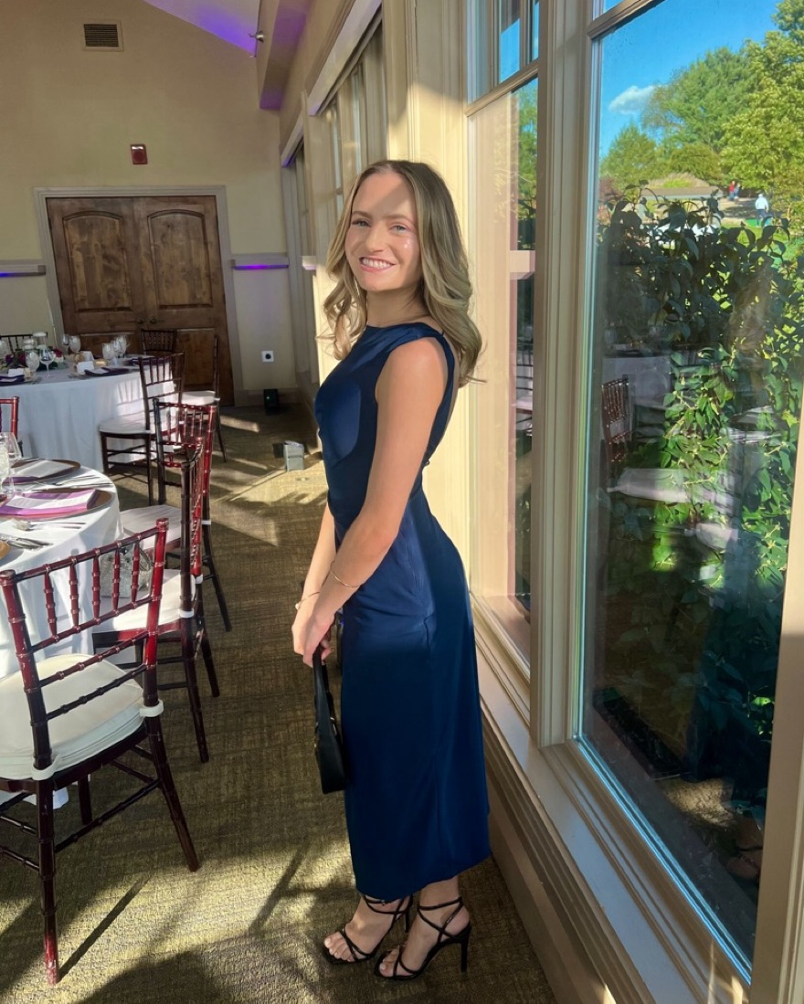 Navy Blue Abercrombie Wedding Guest by Abercrombie and Fitch - Pickle