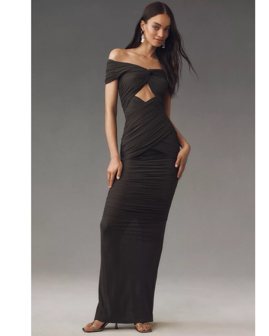 Ronny Kobo Nasha Brown Maxi Dress by Ronny Kobo - Pickle