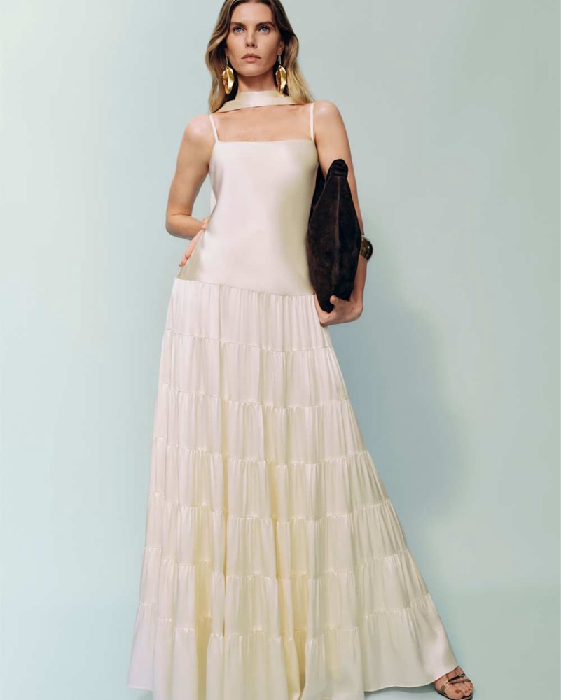 agnes silk dress Agnes Silk Dress by Reformation