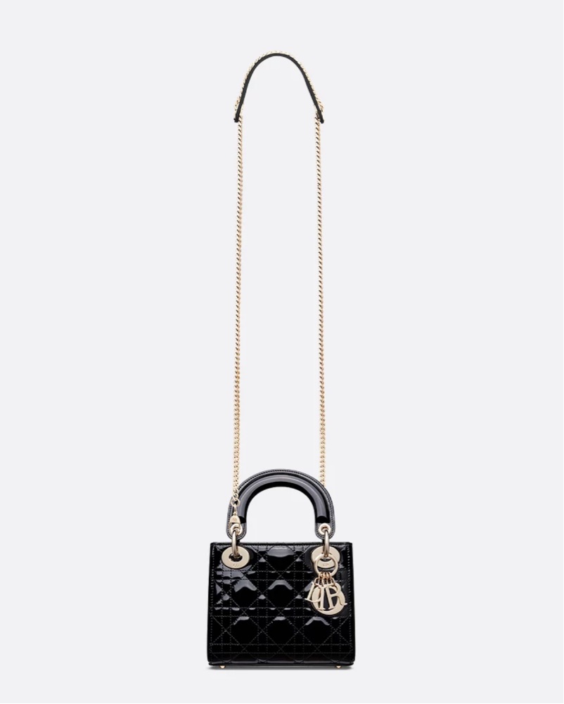 Mini Black Lady Dior Bag with Chain by Dior - Pickle