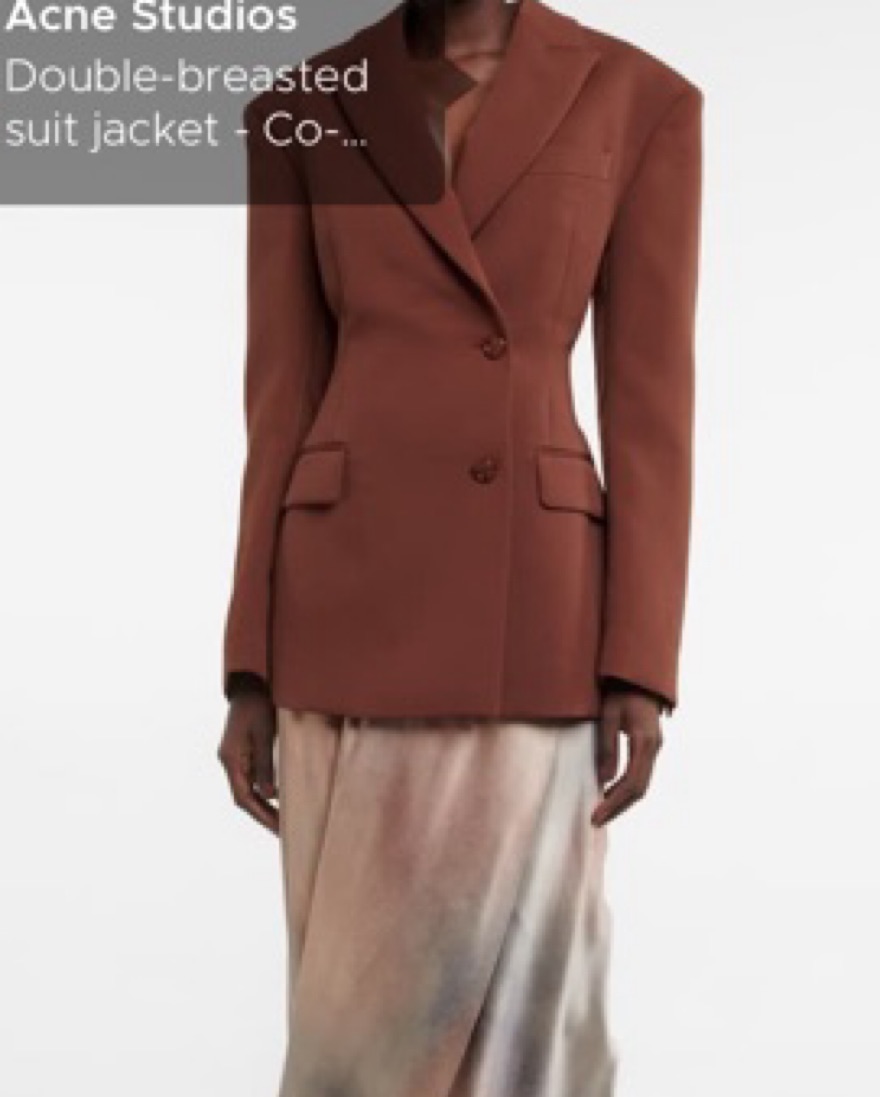 Acne Studios Double Breasted Blazer | Pickle