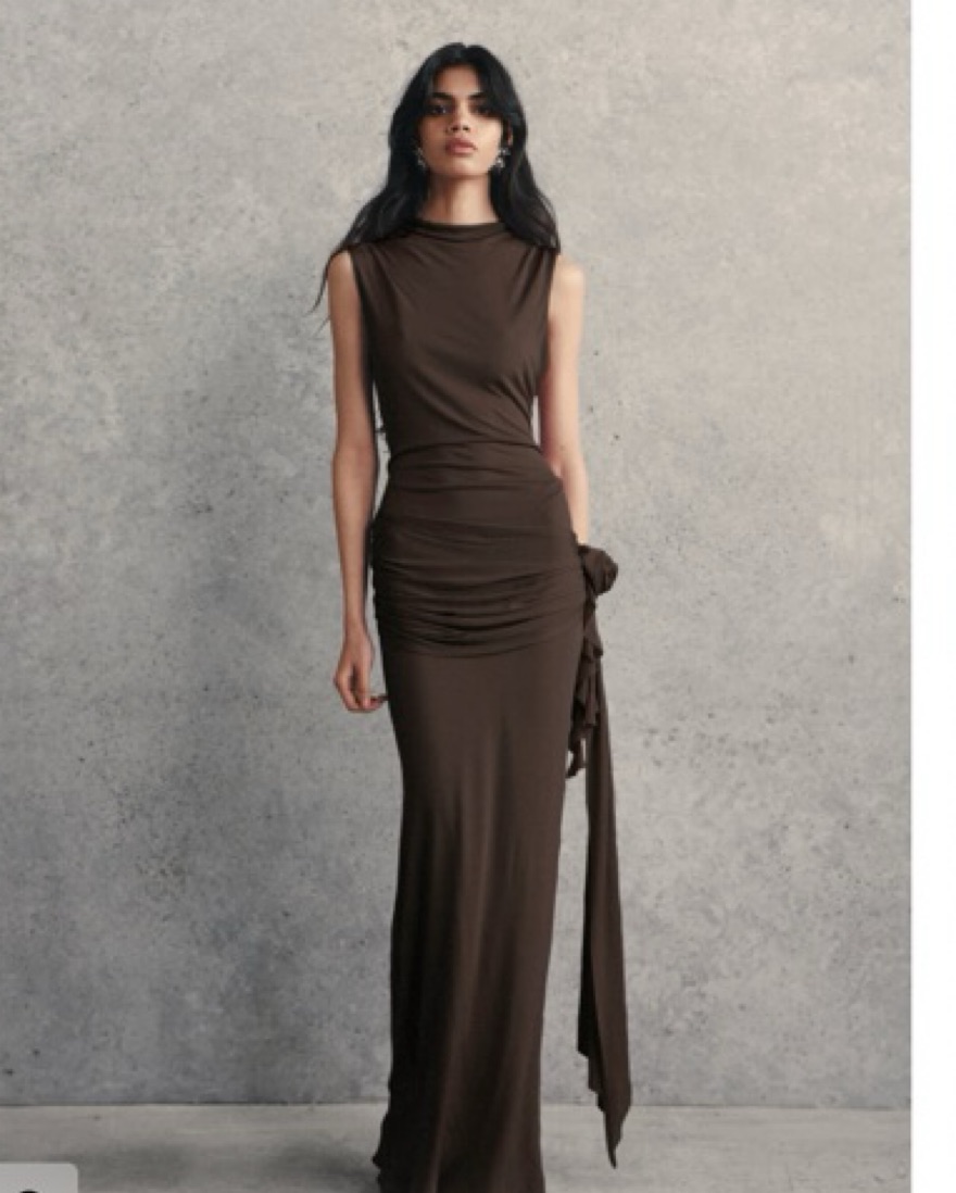 burgundy mother of the bride dress with jacket Cabernet 2 Pieces Tiered Chiffon Sheath/Column Scoop 3/4 Sleeves Long Evening Gowns 5XL Fully Lined Occasion included in sale David's bridal size 4 Color:Brown 3F19531
