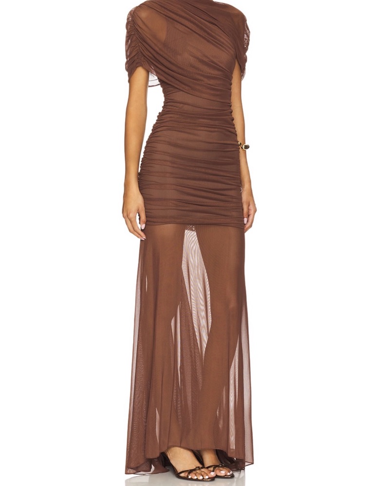sheer dress revolve Sheer Slip Maxi Dress