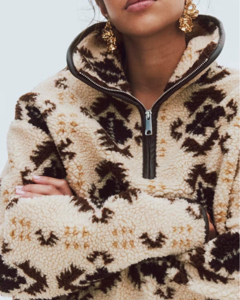 Fleece Pullover by H&M - Pickle