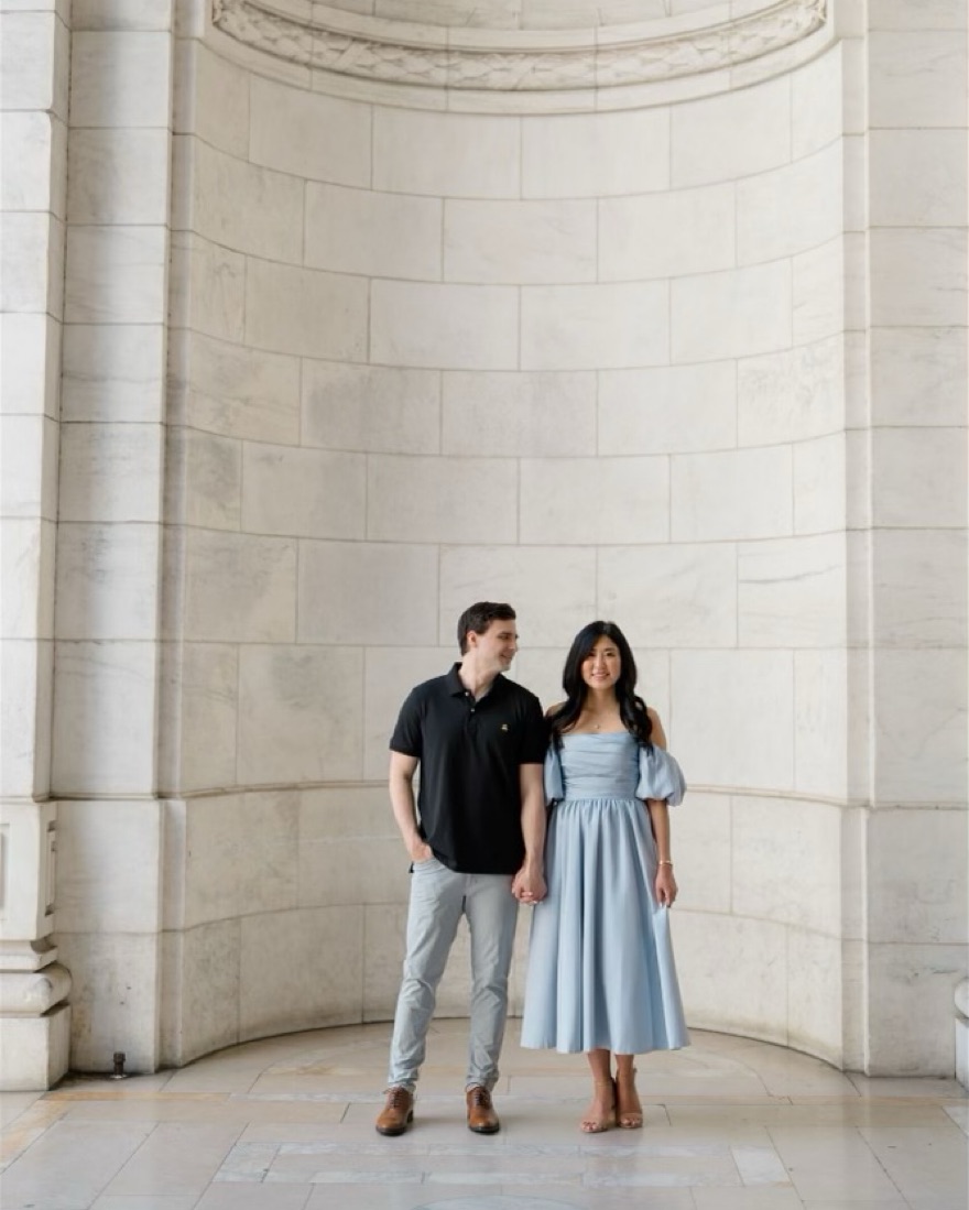 jenny yoo whisper blue dress Jenny Yoo Inesse 26 / Soft Blush