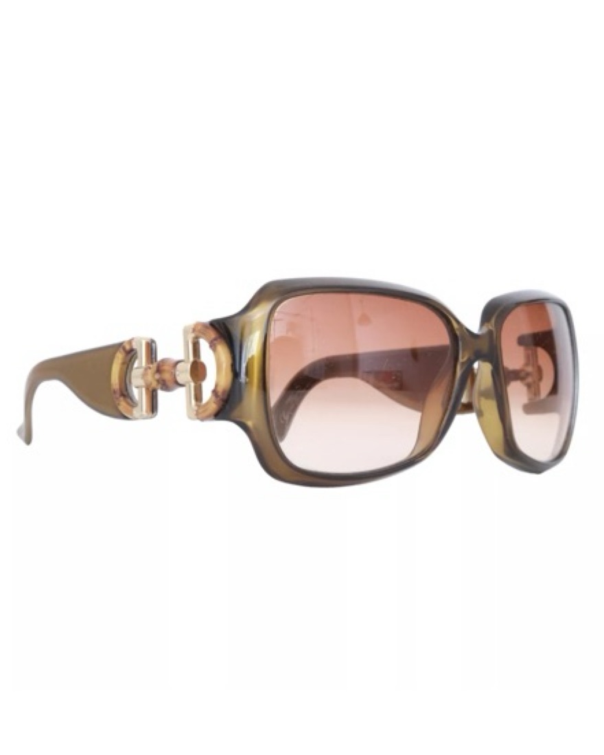 Gucci Bamboo Horsebit Sunglasses by Gucci - Pickle