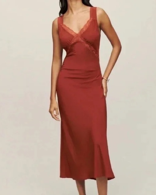 reformation ivan silk dress Ivan Silk Dress