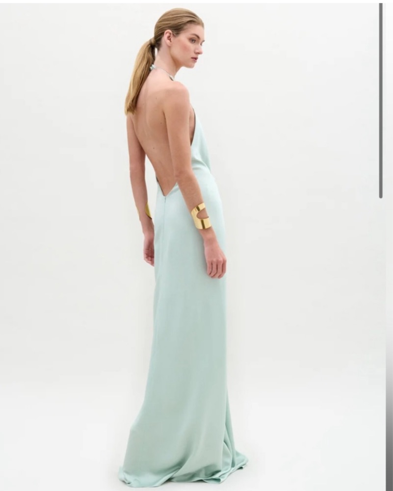 silvia tcherassi green dress Torgiano Dress HUNTER GREEN HOLIDAY CAPSULE