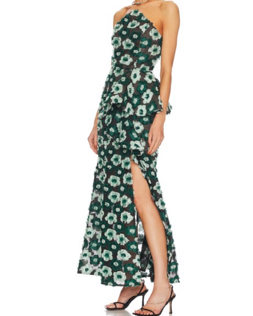 elliatt green floral dress Elliatt Sunbeam Mini Dress – TrenLend main image 0