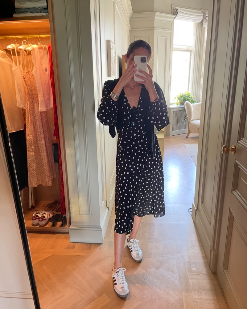 REALISATION PAR LONG SLEEVE MIDI DRESS by Realisation Par - Pickle