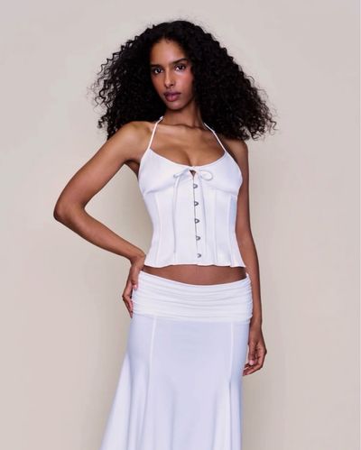 Reformation sonnet Halter Crop Top by Reformation | Pickle
