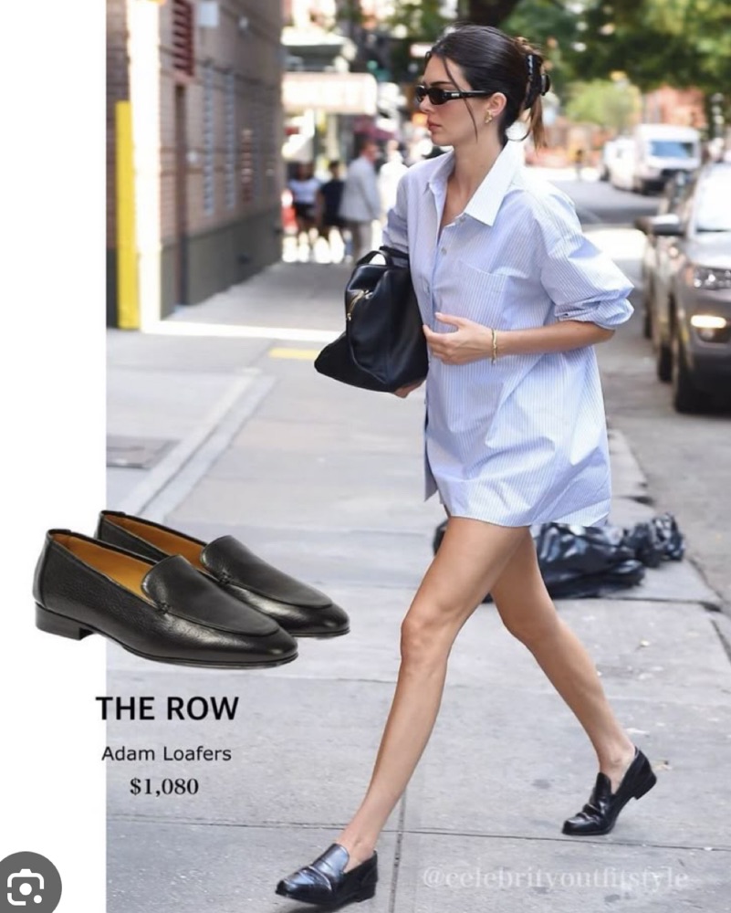 THE ROW *NEW* Leather Loafers - SIZE 37 | Pickle