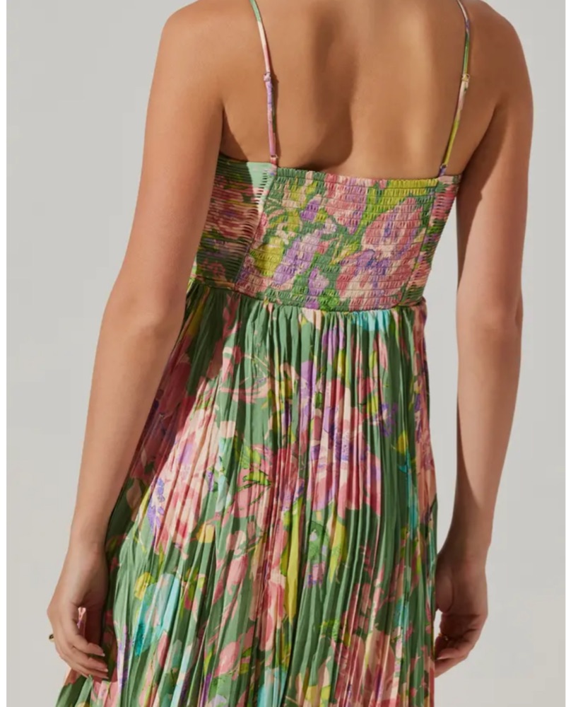 Maeve Pleated Mini Dress by Astr The Label - Pickle