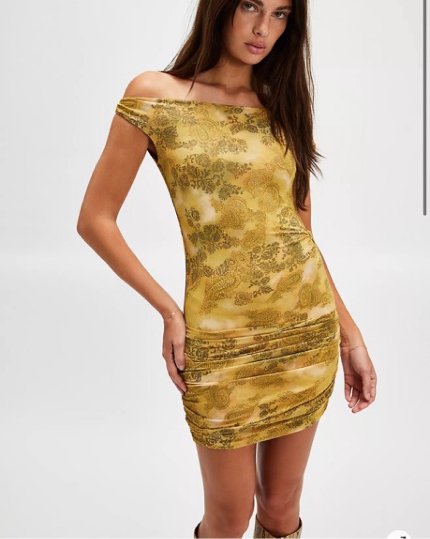 Bec + Bridge RIANNA MINI DRESS GOLDEN by Bec + Bridge - Pickle