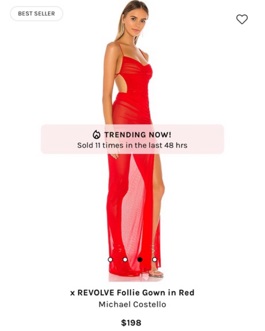 Michael Costello Follie Gown In Red XS by Revolve - Pickle
