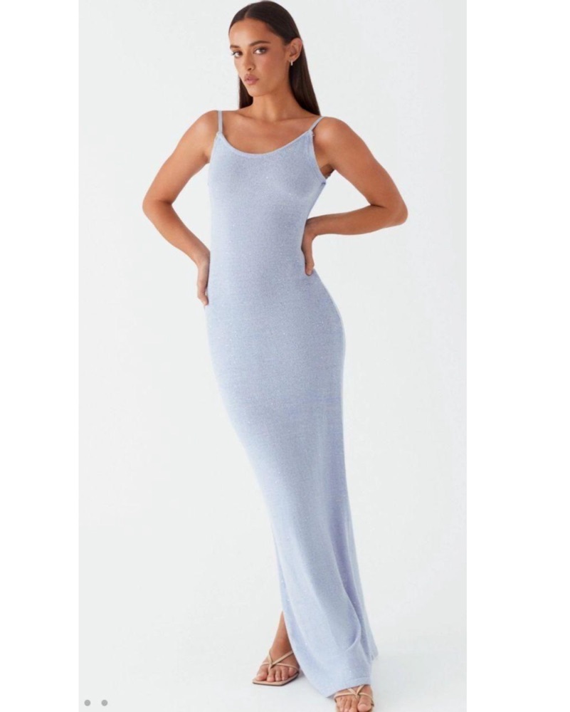 bridesmaid dresses satin fabric Ladivine 7483 Corset Evening Bridesmaids Dress Ruched Long Fitted Skirt 10 / Light Blue