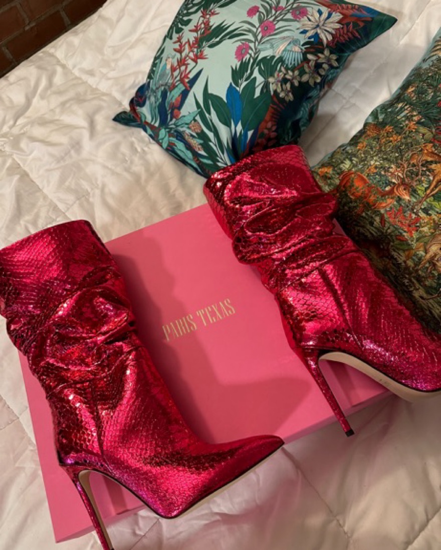 Paris Texas Metallic Fuchsia Pink Boots | Pickle