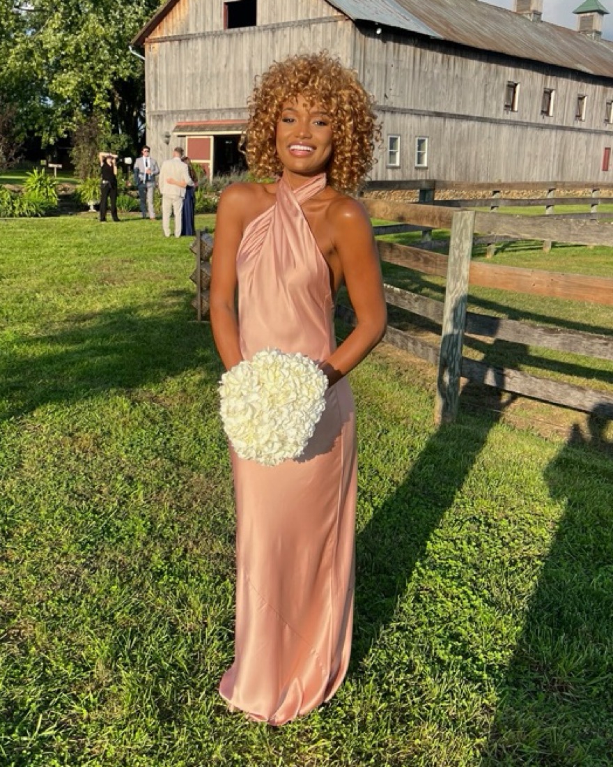Show Me Your Mumu Pink Satin Dress by Show Me Your Mumu - Pickle