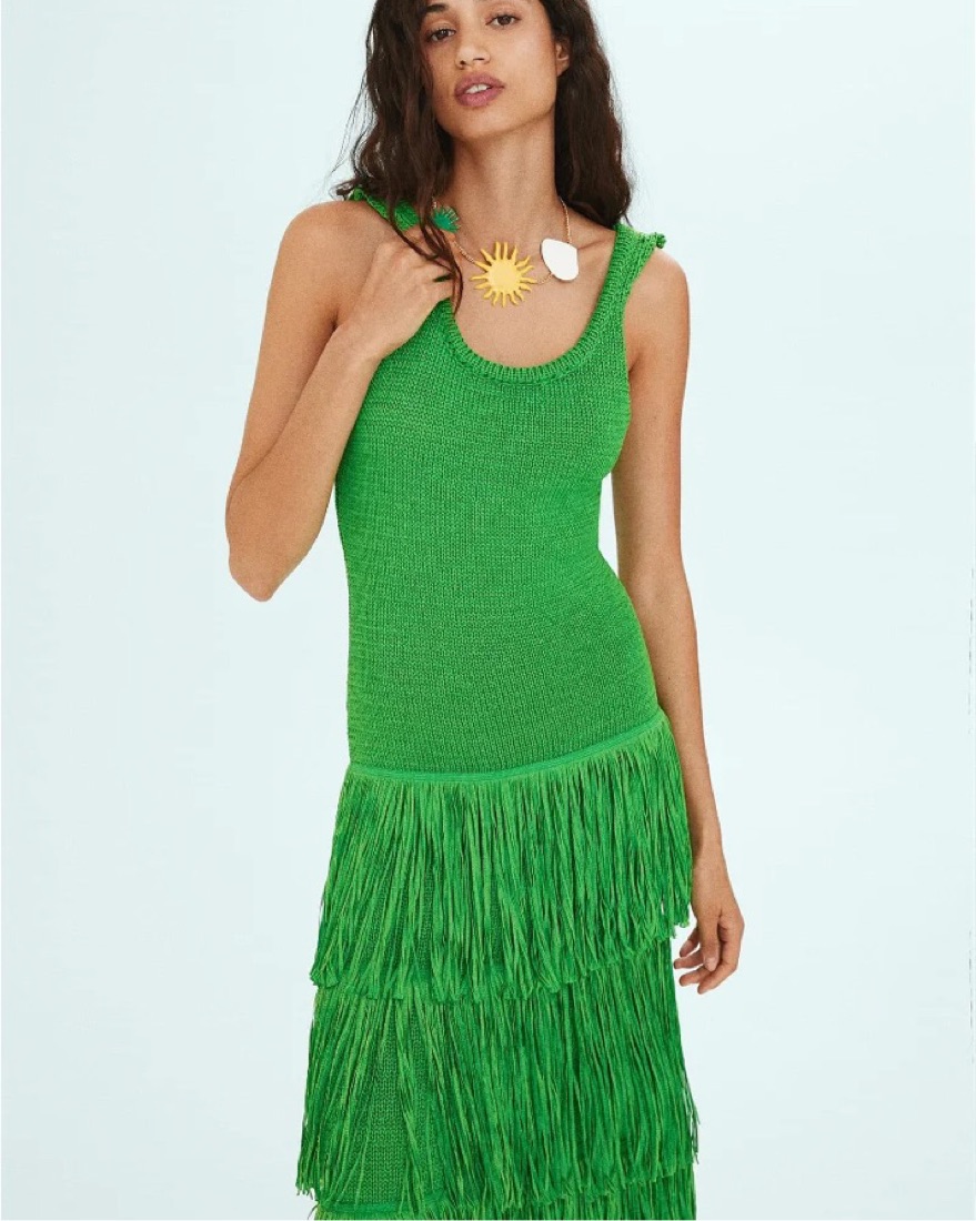 simon miller green dress Tulip dress – Anna October main image 1