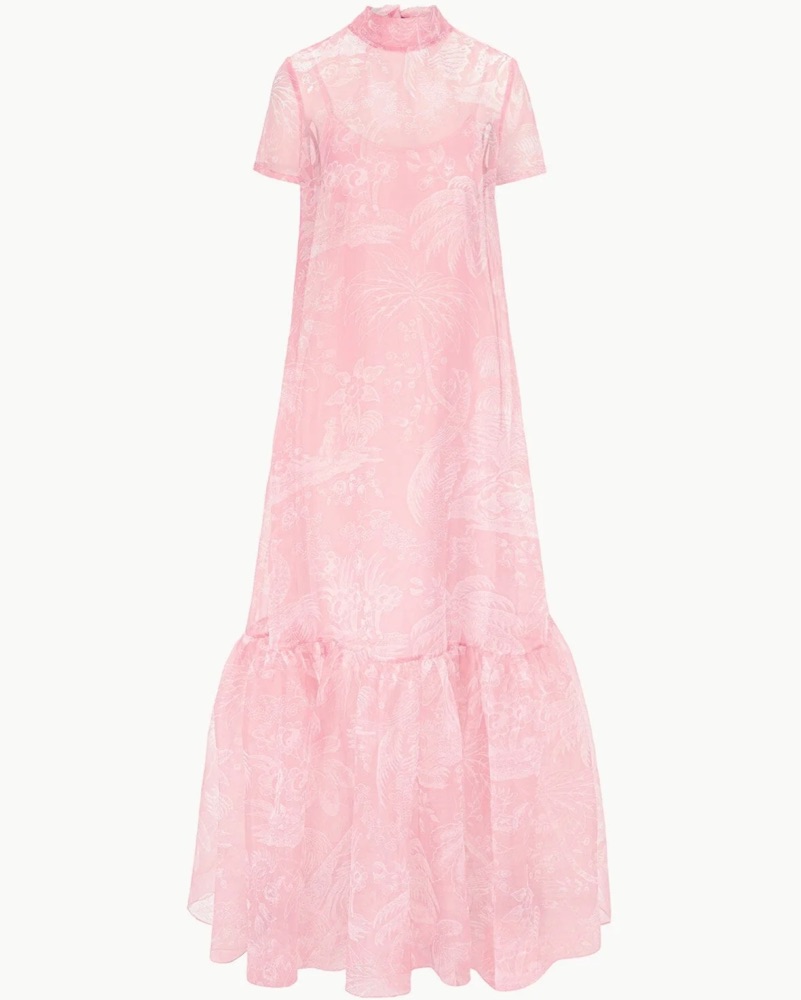calluna dress cherry blossom ivory toile Staud Women's Calluna Dress - Multi - Size M