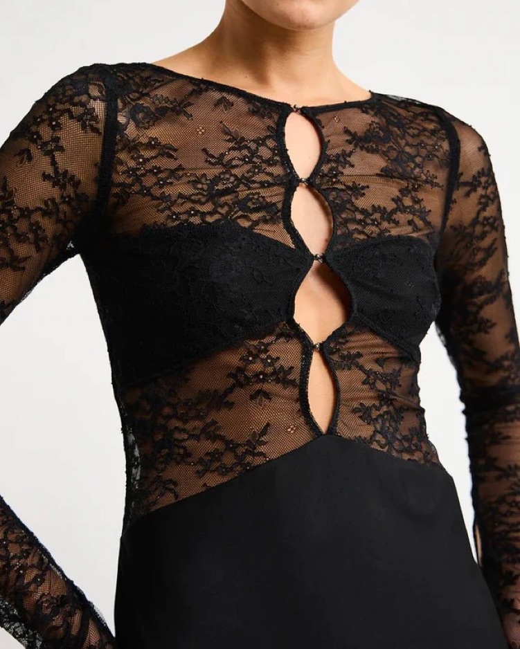 Bec + Bridge Nora Lace Black Maxi Dress by Bec + Bridge - Pickle