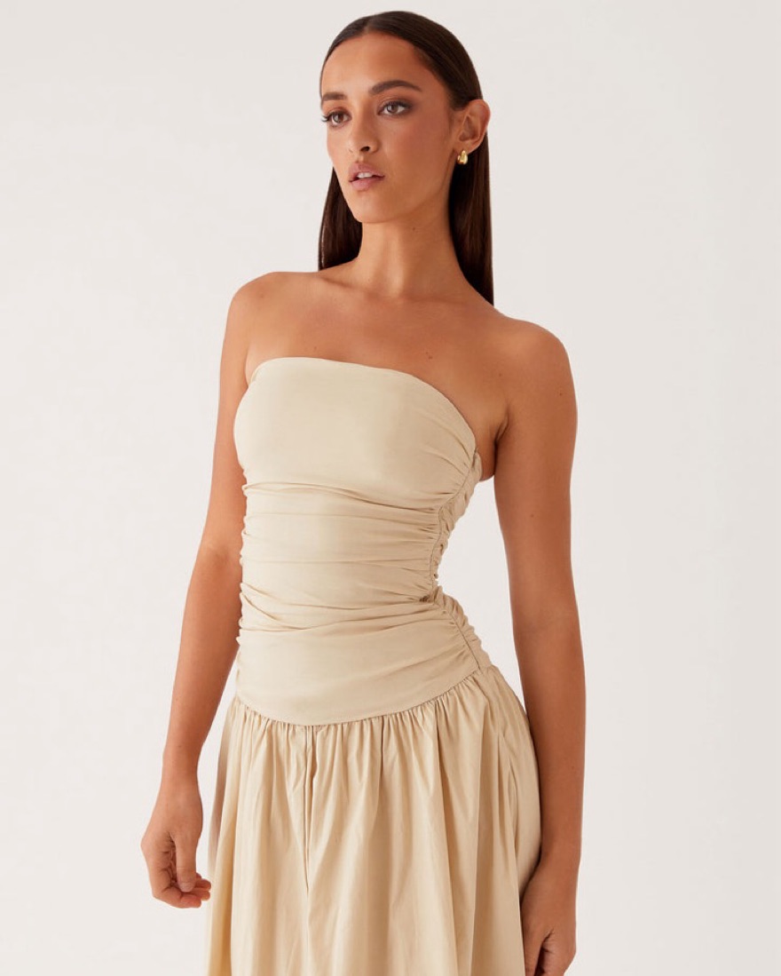 windsor maxi dress The Charlotte Dress in Denim Blue Windsor 14 / Denim Blue Windsor
