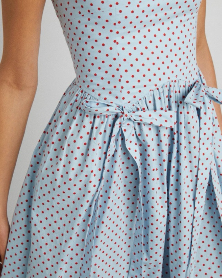 Damson Madder Polka Dot Midi Dress by Damson Madder - Pickle