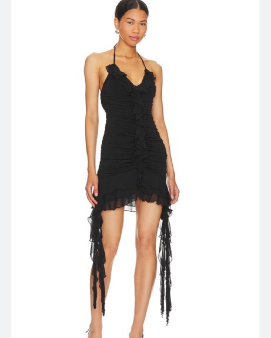 NBD Elayna Mini Dress Black Small by NBD - Pickle