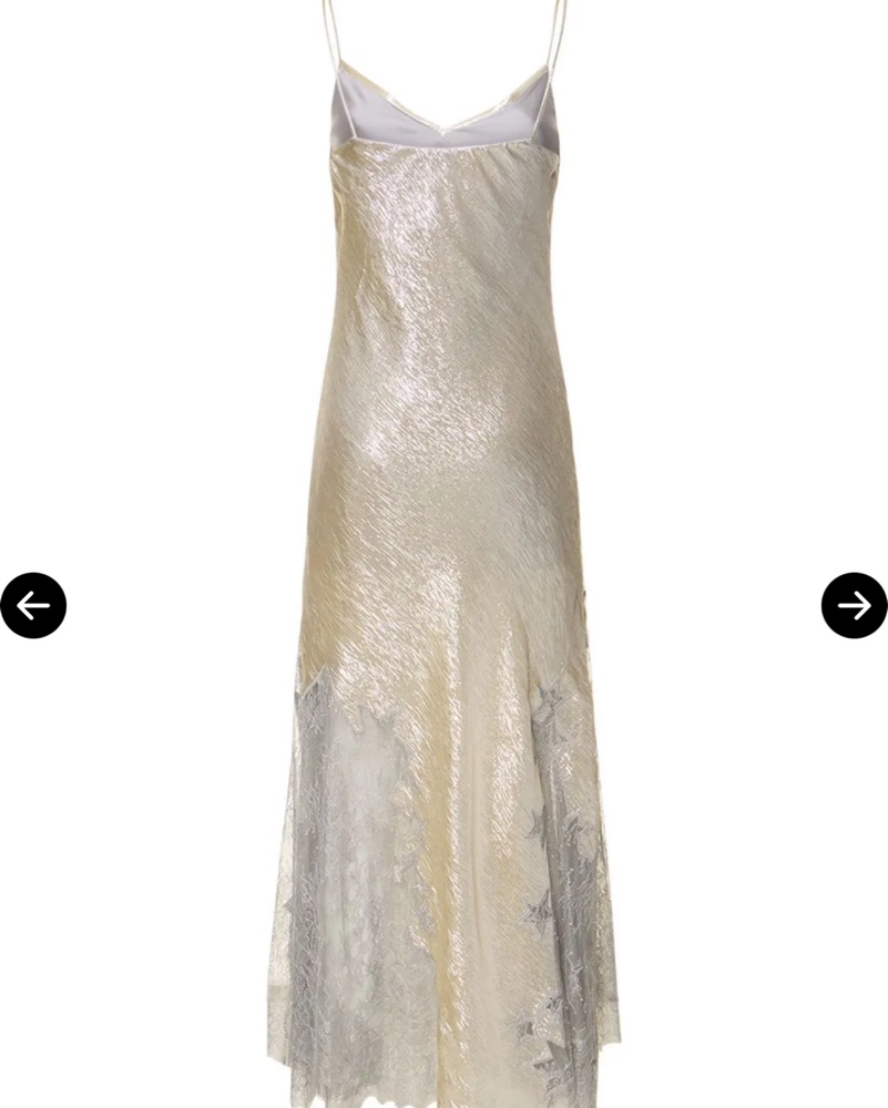 Tory Burch Star Lace Slip Long Dress by Tory Burch - Pickle