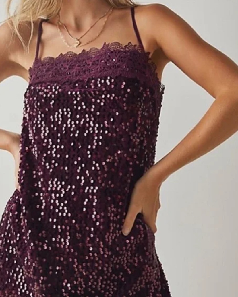 free people that girl sequin mini dress Free People That Girl Sequin Slip  Dales Clothing for Men and Women
