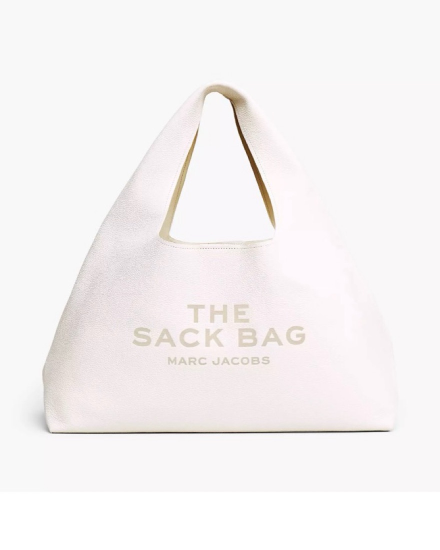 MARC JACOBS ホワイトレザー バッグ Marc Jacobs Sack Bag XL White by Marc Jacobs - Pickle