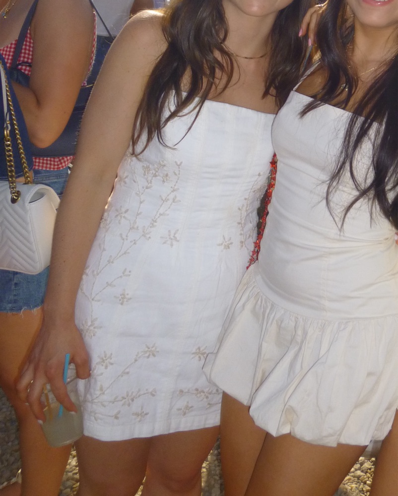 Free People Strapless White Mini Dress by Free People - Pickle