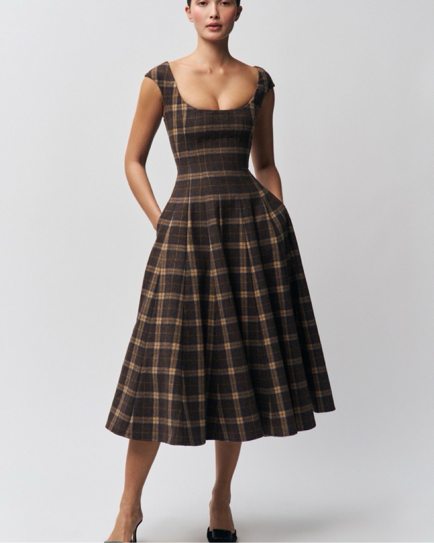 tartan bridesmaid dresses Tartan Wedding Dress Shaira main image 0