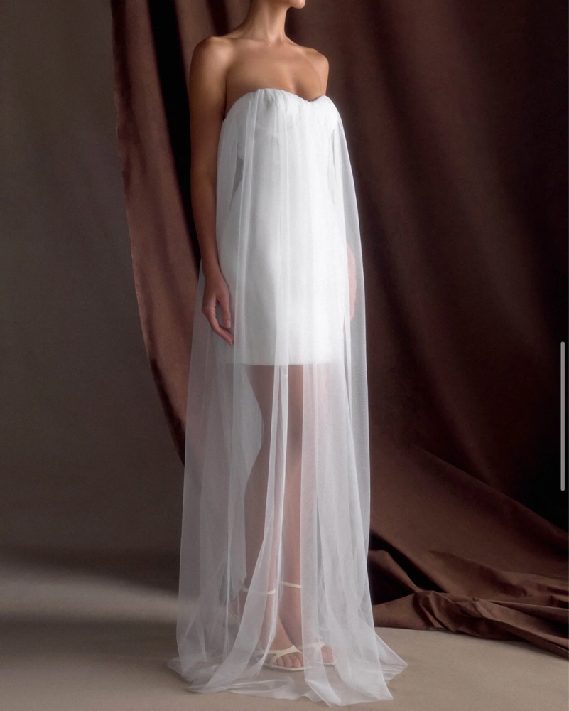 meshki wedding dress Bridal Featuring a princess neckline and supportive bust cups 9 Affordable Wedding Dress Brands
