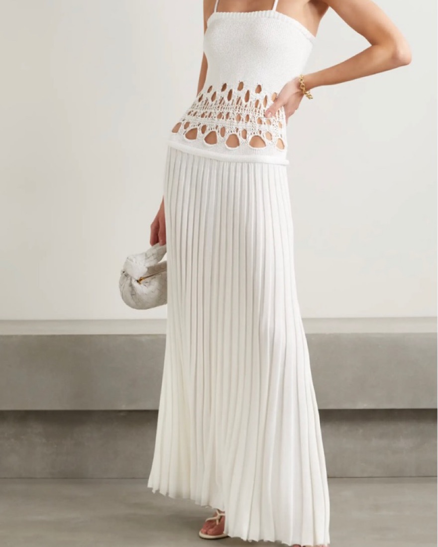 christopher esber white cut out dress Christopher Esber White Cutout Dress by Christopher Esber