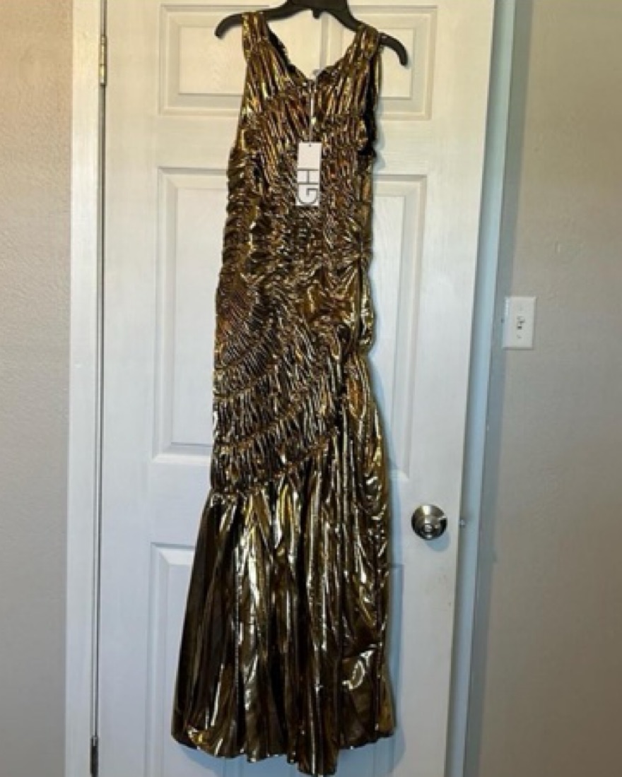 Fossil Dress Gold Georgia Hardinge by Georgia Hardinge - Pickle