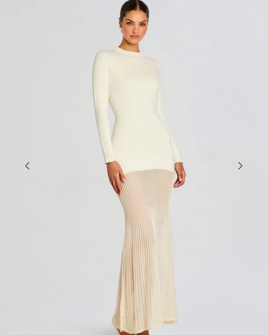 Seroya Serenade Knit Maxi Dress by SEROYA - Pickle