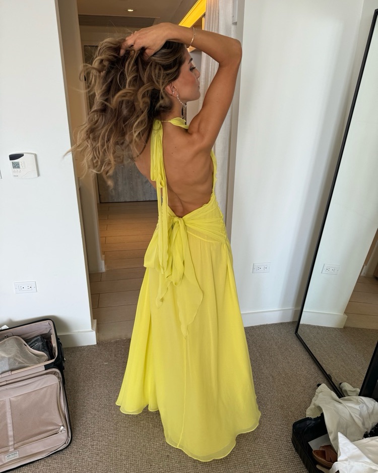 BLUMARINE RUFFLE YELLOW DRESS by Blumarine - Pickle